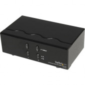 Startech.Com 2x2 VGA Matrix Video Switch Splitter with Audio - Share two distinct VGA inputs and audio source signals between two displays - Compatible with VGA computers and VGA monitors televisions and projectors - supports resolutions up to 1920x1200 -