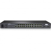 Netis 24GE+2*10G SFP Ethernet SNMP Switch - 24 Ports - Manageable - 2 Layer Supported - Modular - Twisted Pair, Optical Fiber ST3526GF