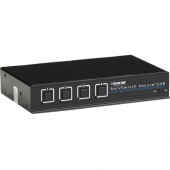 Black Box ServSwitch Secure KVM Switch with USB, EAL4+ Certified, DVI, 4-Port - 4 Computer(s) - 1 Local User(s) - 1920 x 1280 - 6 x USB - 5 x DVI - Rack-mountable - 1U - TAA Compliance SW4008A-USB-EAL