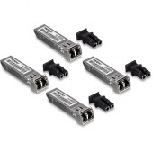 Trendnet TEG-MGBSX/4; 4-Pack SFP Multi-Mode LC Module (550m) - 4-Pack SFP Multi-Mode LC Module (550m) - TAA Compliance TEG-MGBSX/4