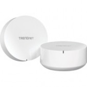 Trendnet TEW-830MDR2K IEEE 802.11ac Ethernet Wireless Router - 2.40 GHz ISM Band - 5 GHz UNII Band - 275 MB/s Wireless Speed - 1 x Network Port - 1 x Broadband Port - USB - Gigabit Ethernet - Wall Mountable, Desktop TEW-830MDR2K-CA