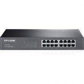 TP-Link TL-SG1016D 10/100/1000Mbps 16-Port Gigabit 13-inch Rackmountable Switch, 32Gbps Capacity - 16 Ports - 16 x RJ-45 - 10/100/1000Base-T - RoHS Compliance-RoHS Compliance TL-SG1016D