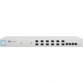 UBIQUITI 10G 16-Port Managed Aggregation Switch - 4 Ports - Manageable - 2 Layer Supported - Modular - Twisted Pair, Optical Fiber - 1U High - Rack-mountable, Desktop US-16-XG