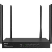 Tenda W18E IEEE 802.11ac Ethernet Modem/Wireless Router - 2.40 GHz ISM Band - 5 GHz UNII Band - 4 x Antenna(4 x External) - 150 MB/s Wireless Speed - 1 x Network Port - 3 x Broadband Port - Gigabit Ethernet - VPN Supported W18E