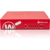 WATCHGUARD Firebox T55-W Network Security/Firewall Appliance - 5 Port - 10/100/1000Base-T - Gigabit Ethernet - Wireless LAN IEEE 802.11ac - RSA, DES, SHA-2, AES (128-bit), AES (256-bit), 3DES - 5 x RJ-45 - TAA Compliance WGT56033-WW