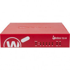 WATCHGUARD Firebox T55-W Network Security/Firewall Appliance - 5 Port - 10/100/1000Base-T - Gigabit Ethernet - Wireless LAN IEEE 802.11a/b/g/n - AES (128-bit), AES (256-bit), RSA, DES, SHA-2, 3DES - 5 x RJ-45 - 3 Year Total Security Suite - TAA Compliance