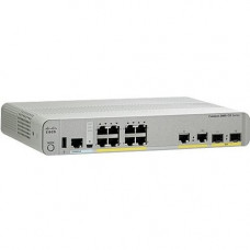 Cisco 2960CX-8PC-L Layer 3 Switch - 10 Ports - Manageable - Refurbished - 3 Layer Supported - Twisted Pair, Optical Fiber - Desktop, Rack-mountable, Rail-mountable - Lifetime Limited Warranty WS-C2960CX-8PCL-RF