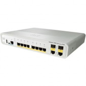 Cisco 3560C PD PSE Switch 8 GE PoE, 2 x 1G Copper Uplink, IP Base - 8 Ports - Manageable - Refurbished - 2 Layer Supported - Twisted Pair - Desktop, Wall Mountable - Lifetime Limited Warranty WS-C3560CPD8PTS-RF