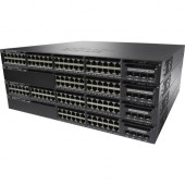 Cisco Catalyst 3650-48P Layer 3 Switch - 48 Ports - Manageable - Refurbished - 4 Layer Supported - 1U High - Rack-mountable, Desktop - Lifetime Limited Warranty WS-C3650-48PD-S-RF