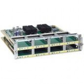 Cisco 8-port (2:1) 10 Gigabit Ethernet (X2) half-card - Expansion module - 10 GigE - 10GBase-X - 8 ports - refurbished WS-X4908-10GE-RF