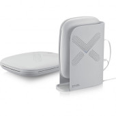 Zyxel Multy Plus WSQ60 IEEE 802.11ac Ethernet Wireless Router - 2.40 GHz ISM Band - 5 GHz UNII Band - 9 x Antenna(9 x Internal) - 3000 Mbit/s Wireless Speed - 3 x Network Port - 1 x Broadband Port - USB - Gigabit Ethernet - Desktop, Wall Mountable, Ceilin