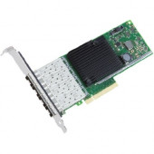 Intel &reg; Ethernet Converged Network Adapter X710-DA4 - PCI Express 3.0 x8 - 4 Port(s) - Full Height - Optical Fiber, Twinaxial - Retail X710DA4FH