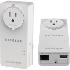 Netgear Powerline Music Extender - 1 x Network (RJ-45) - USB - 200 Mbit/s Powerline - 5000 Sq. ft. Area Coverage - HomePlug AV - Fast Ethernet XAUB2511-100NAS