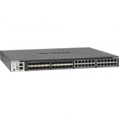 Netgear ProSafe M4300 24G Managed Switch 24 x 10GbE - 24 Ports - Manageable - 4 Layer Supported - Modular - Twisted Pair, Optical Fiber - 1U High XSM4324CS-100NES