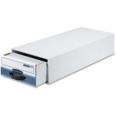 Fellowes Bankers Box Stor/Drawer&reg; Steel Plus&trade; - Card - Internal Dimensions: 9.25" Width x 23.25" Depth x 5.63" Height - External Dimensions: 10.5" Width x 25.3" Depth x 6.5" Height - Medium Duty - Stackable 