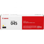 Canon 045 Toner Cartridge - Yellow - Laser - Standard Yield - 1300 Pages - TAA Compliance 1239C001