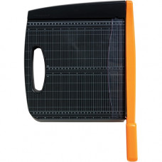 Fiskars Bypass Paper Trimmer - 10 Sheet Cutting Capacity - 12" Cutting Length - Easy to Use, Ergonomic Handle, Comfortable, Built-in Carry Handle, Self-sharpening, Non-skid Rubber Feet, Scale Bar - Black - 1 / Each 1545201002