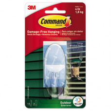 3m HOOK,OUTDOOR,LG,WINDW,CLR - TAA Compliance 17093CLRAWES