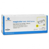 Konica-Minolta Minolta-QMS Original Toner Cartridge - Laser - 4500 Pages - Yellow - 1 Each - TAA Compliance 1710587-005