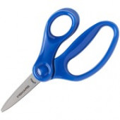 Fiskars 5" Pointed-tip Kids Scissors - 1.75" Cutting Length - 5" Overall Length - Straight - Stainless Steel Safety Edge Blade - Pointed Tip - Red, Blue, Turquoise, Green - 1 / Each 1943001063