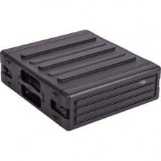 SKB 3U Roto Rack - Internal Dimensions: 24" Length x 19" Width x 5.25" Depth - External Dimensions: 24" Length x 22.4" Width x 7.6" Depth - Twist Latch Closure - Stackable - Black 1SKB-R3U