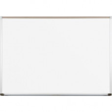 Mooreco Best-Rite El Grande Porcelain Steel Markerboard - Deluxe Aluminum Trim - 144" (12 ft) Width x 60" (5 ft) Height - White Porcelain Steel Surface - Aluminum Anodized Aluminum Frame 202AN