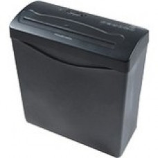 Royal CX6 Medium Duty Shredder - Cross Cut - 6 Per Pass - for shredding Paper, Staples, Credit Card - 0.160" x 1.630" Shred Size - 9" Throat - Black 29183G-BK