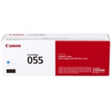 Canon 055 Original Toner Cartridge - Cyan - Laser - 2100 Pages - 1 Pack - TAA Compliance 3015C001