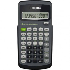 Texas Instruments TI-30Xa Scientific Calculator - Plastic Key, Impact Resistant Cover, Battery Powered, Color Coded Key - 1 Line(s) - 10 Digits - Battery Powered - Hard Plastic 30XATE/BKT/C