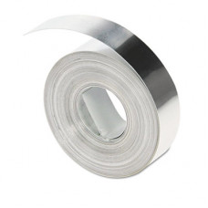 Newell Rubbermaid Dymo Aluminum Embossing Tape - 1/2" Width x 16 ft Length - Silver - Aluminum - 1 Each - TAA Compliance 31000