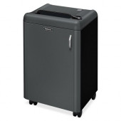 Fellowes Fortishred&reg; HS-440 DIN P-7 High Security Shredder - Cross Cut - 4 Per Pass - for shredding Paper - 0.031" x 0.188" Shred Size - P-7 - 14 ft/min - 9.50" Throat - 9.25 gal Wastebin Capacity - Black, Gray - TAA Compliant - TAA