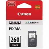 Canon PG-260 Ink Cartridge - Black - Inkjet - 1 Pack - TAA Compliance 3707C001