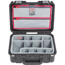 SKB iSeries 1510-6 Case w/Think Tank Designed Photo Dividers & Lid Organizer - Internal Dimensions: 14" Length x 9.50" Width x 4" Depth - External Dimensions: 16.2" Length x 12.9" Width x 6.8" Depth - 9 Dividers - Trigger