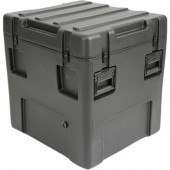 SKB SKB R Series 3834-23 Waterproof Utility Case - Internal Dimensions: 38.27" Length x 34.25" Width x 22.83" Height - External Dimensions: 41.5" Length x 37.5" Width x 26.3" Height - Latching Closure - Polyethylene - Black -