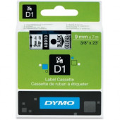 Newell Rubbermaid Dymo D1 Electronic Tape Cartridge - Semi-permanent Adhesive - 3/8" Width x 23 ft Length - Rectangle - Thermal Transfer - Clear - Polyester - 1 / Each - TAA Compliance 40910