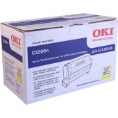 OKI Yellow Image Drum (15,000 Yield) (Ships with 1,000 Yield Toner) 42126658