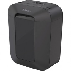 Fellowes LX45 Cross-cut Shredder - Non-continuous Shredder - Cross Cut - 8 Per Pass - for shredding Staples, Paper, Paper Clip, Credit Card - P-4 - 6 Minute Run Time - 20 Minute Cool Down Time - 4 gal Wastebin Capacity - Black 4400201