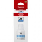 Canon GI-26 Pigment Cyan Ink Bottle - Inkjet - Pigment Cyan - 14000 Pages - 4.46 fl oz - High Yield - TAA Compliance 4421C001