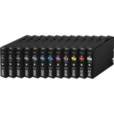 Canon LUCIA Original Ink Cartridge Multi-pack - Cyan, Light Cyan, Magenta, Photo Magenta, Yellow, Matte Black, Photo Black, Light Gray, Gray, Dark Gray, Red - Inkjet - 12 / Pack 4868B006