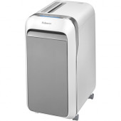 Fellowes Powershred&reg; LX220 Micro Cut Shredder (White) - Micro Cut - 20 Per Pass - for shredding Paper - P-4 - 20 Minute Run Time - 8 gal Wastebin Capacity - White 5015501