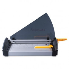 Fellowes Plasma&trade; 150 Paper Cutter - 1 x Blade(s)Cuts 40Sheet - 15" Cutting Length - 5" Height x 14.5" Width x 27" Depth - Metal Base, Stainless Steel Blade - Black, Silver 5411002