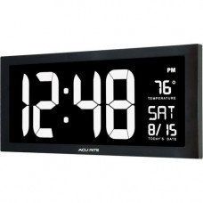 Chaney Instrument Co AcuRite 75100MA1 Wall Clock - Digital - Electric - LED 75100MA1