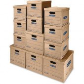 Fellowes Bankers Box SmoothMove&trade; Classic Kit, Sml/Med Boxes, 12pk - Kraft - Recycled - 12 / Carton - TAA Compliance 7716401