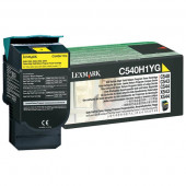 Lexmark High Yield Yellow Return Program Toner Cartridge (2,000 Yield) C540H1YG