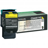 Lexmark Extra High Yield Yellow Return Program Toner Cartridge (4,000 Yield) C544X1YG