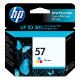 HP 57 (C6657AN) Tri-Color Original Ink Cartridge (500 Yield) - Design for the Environment (DfE), TAA Compliance C6657AN