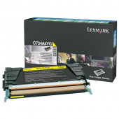 Lexmark Yellow Return Program Toner Cartridge for US Government (6,000 Yield) (TAA Compliant Version of C734A1YG) - TAA Compliance C734A4YG