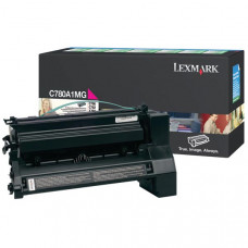 Lexmark Magenta Return Program Toner Cartridge (6,000 Yield) - Design for the Environment (DfE), TAA Compliance C780A1MG