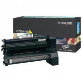 Lexmark Yellow Return Program Toner Cartridge (6,000 Yield) - Design for the Environment (DfE), TAA Compliance C780A1YG