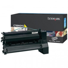 Lexmark High Yield Yellow Toner Cartridge (10,000 Yield) C780H2YG